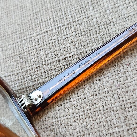 Vintage Romco Women Eyeglasses Frame Brown Z 87 Eye Wear 4 1/2 6 1/2 - Picture 11 of 12